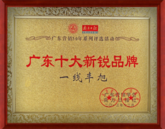 十大新銳品牌獎(jiǎng)